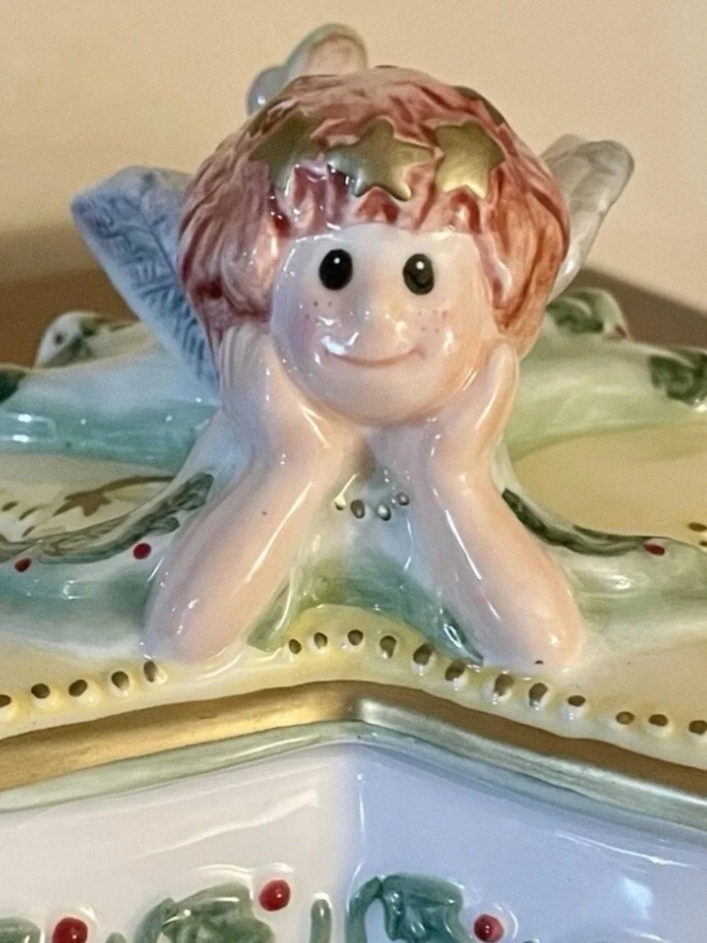 Fitz and Floyd porcelain star